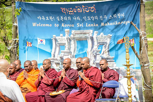 Pagoda marks the historic South Korea - Sri Lanka friendship